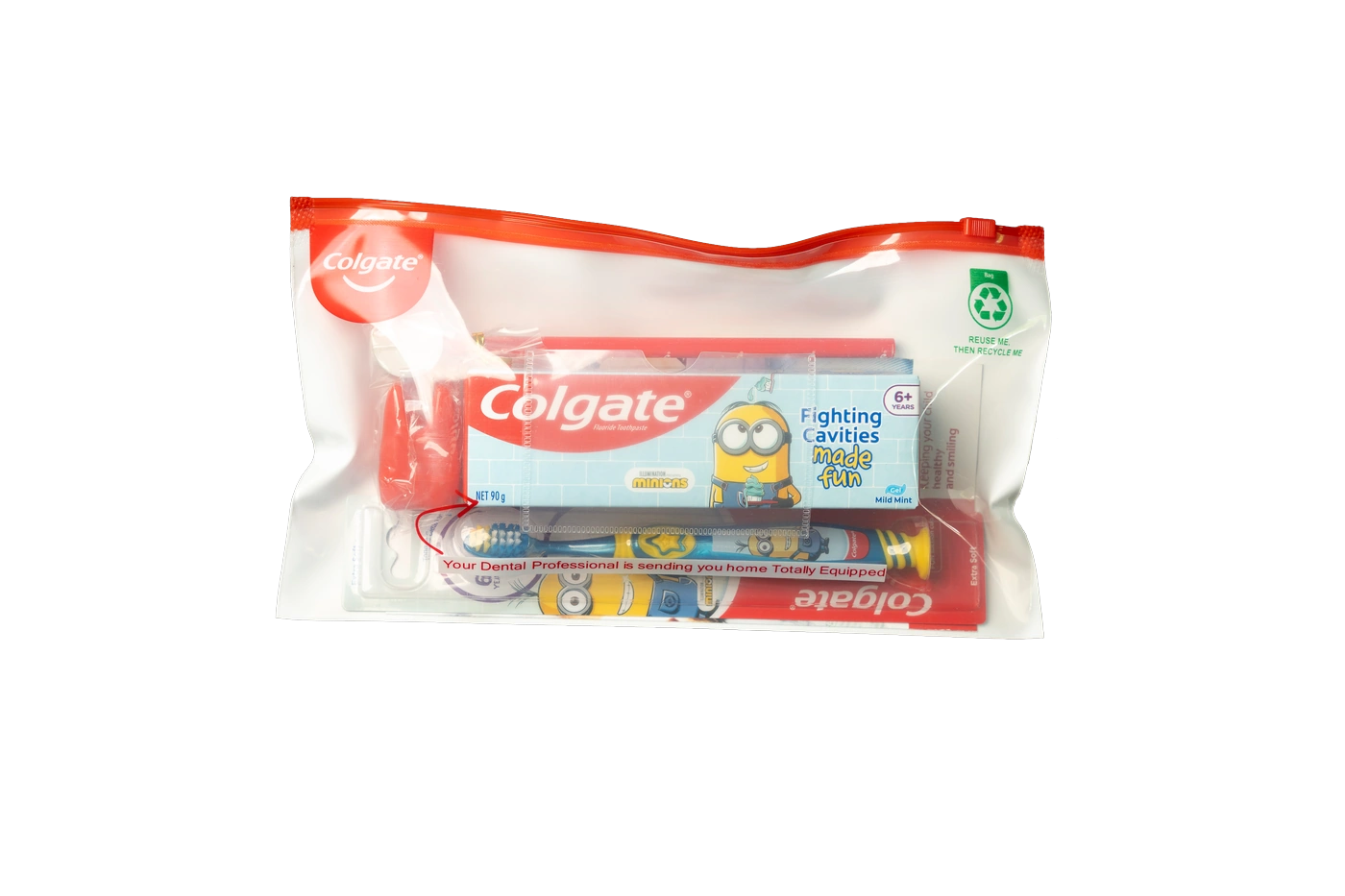 Free kids dental care pack — Minions Colgate kit